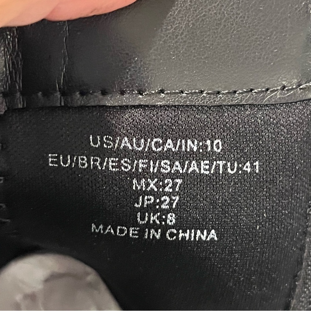 The Drop Black Faux Leather Ibita Ankle Boots 10 - Picture 11 of 13